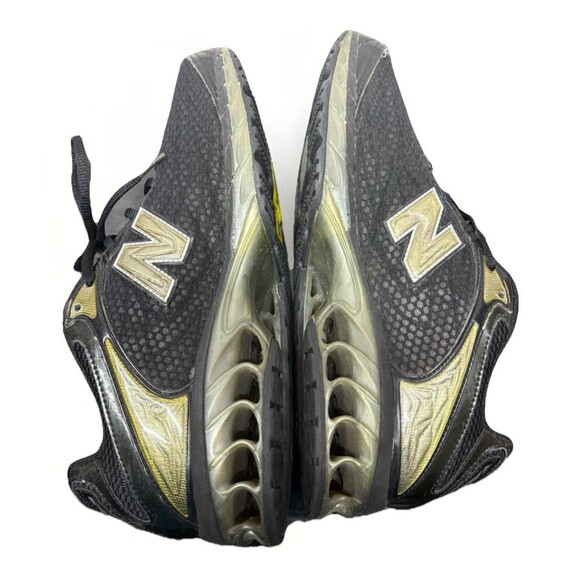 New Balance MR8509BK Zip Running Shoes Men’s Size 10 Black Gold Silver Retro main image 4